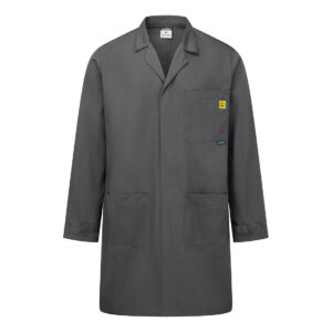 AS10 - Anti-Static ESD Coat Zoom Gray