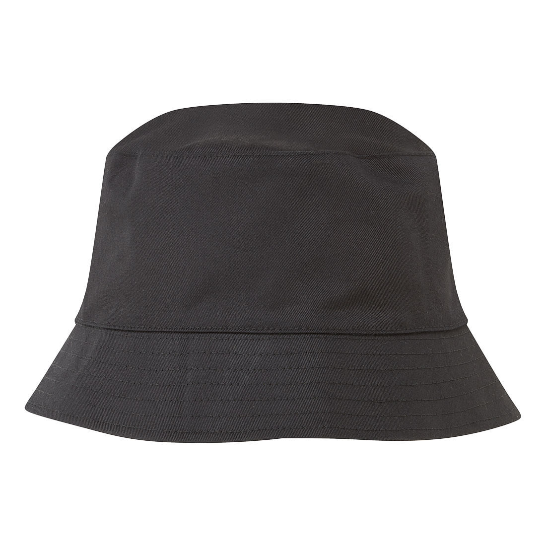 HA23 - Reversible Bucket Hat Black/Yellow