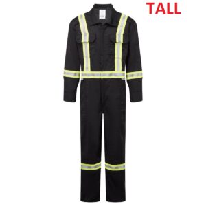 IAS3108 Black Tall Coverall