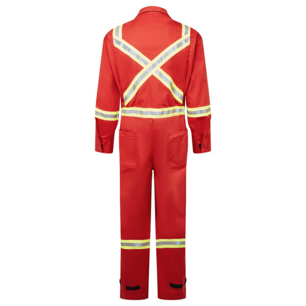 IAS3108 - Avenger 7oz Coverall Red Tall - Image 3
