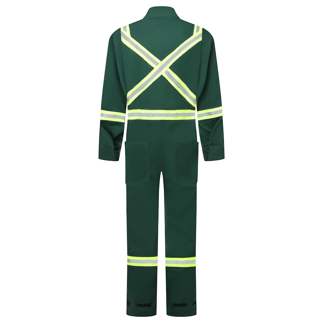 IUS102 - Ultrasoft 7oz Deluxe Coverall Forest Green Tall - Image 3