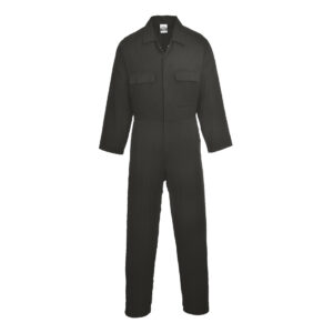 S998 Black Cotton Work Coverall