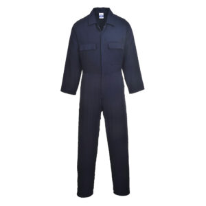 S998 Navy Cotton Work Coverall