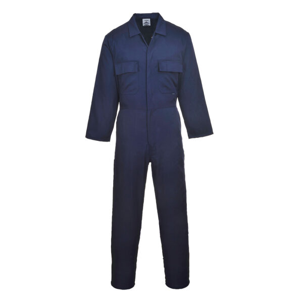 S999 - Euro Work Polycotton Coverall Navy
