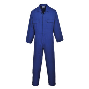 S999 - Euro Work Polycotton Coverall Royal Blue