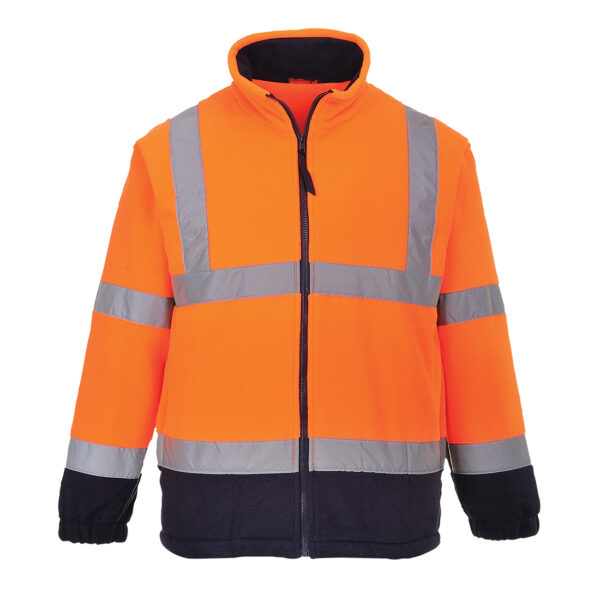 UF301 - Hi-Vis Two Tone Fleece Orange/Navy by Portwest