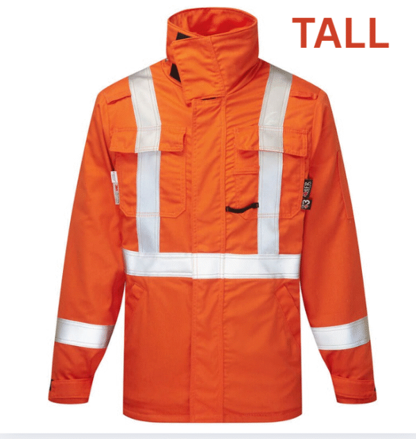 IUS413 - Ultrasoft 7oz Shell Jacket Orange Tall