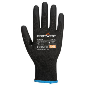 AP34 - LR15 Nitrile Foam Touchscreen Glove A2 (Pk12) Black