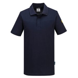 AS21 - Anti-Static ESD Polo Shirt S/S Navy