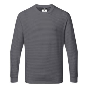 AS22 - Anti-Static ESD T-Shirt L/S Zoom Gray
