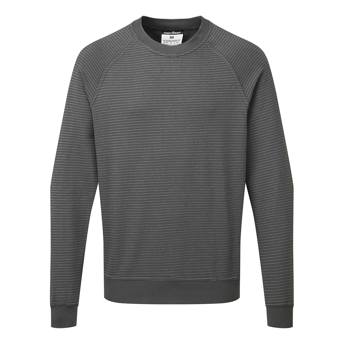 AS24 - Anti-Static ESD Sweatshirt Zoom Gray