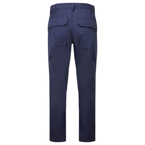 FR424 - Bizweld Work Women's FR Cargo Pants Navy - Image 3
