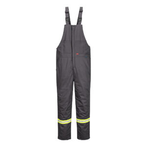 FR429 - Bizflame 88/12 Insulated FR Winter Bib Pants Gray Tall