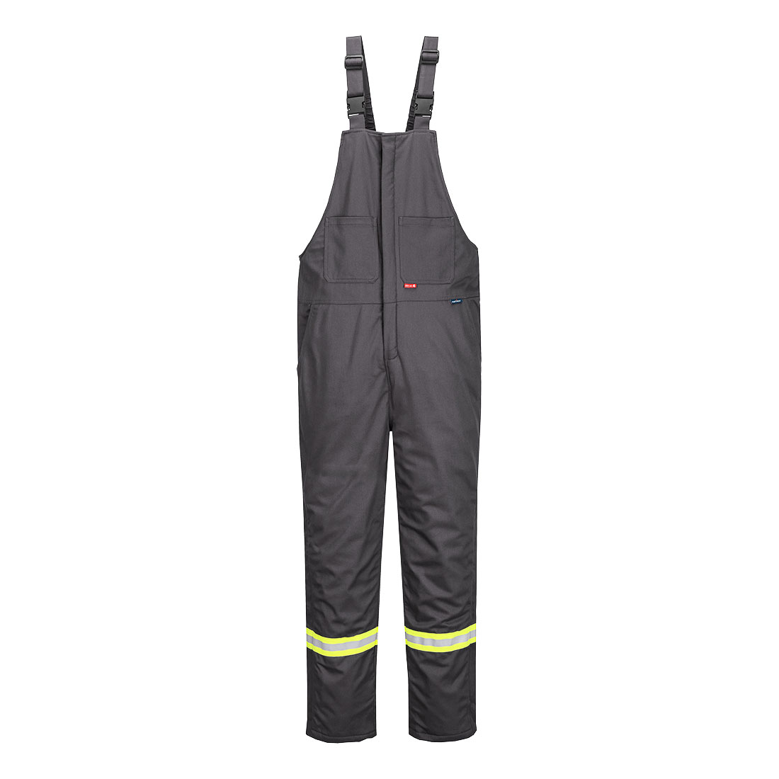 FR429 - Bizflame 88/12 Insulated FR Winter Bib Pants Gray Tall