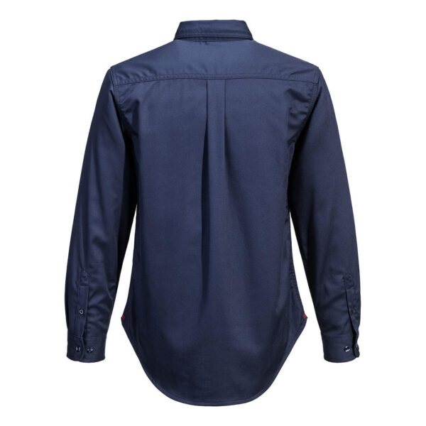 FR724 - Bizflame 88/12 Women's FR Shirt Navy - Image 3