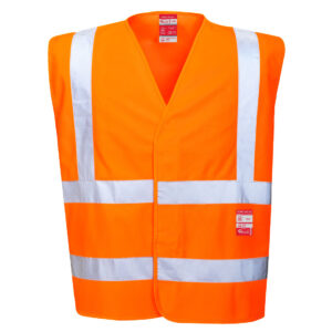 FR75 - Bizflame Hi-Vis FR Vest Orange