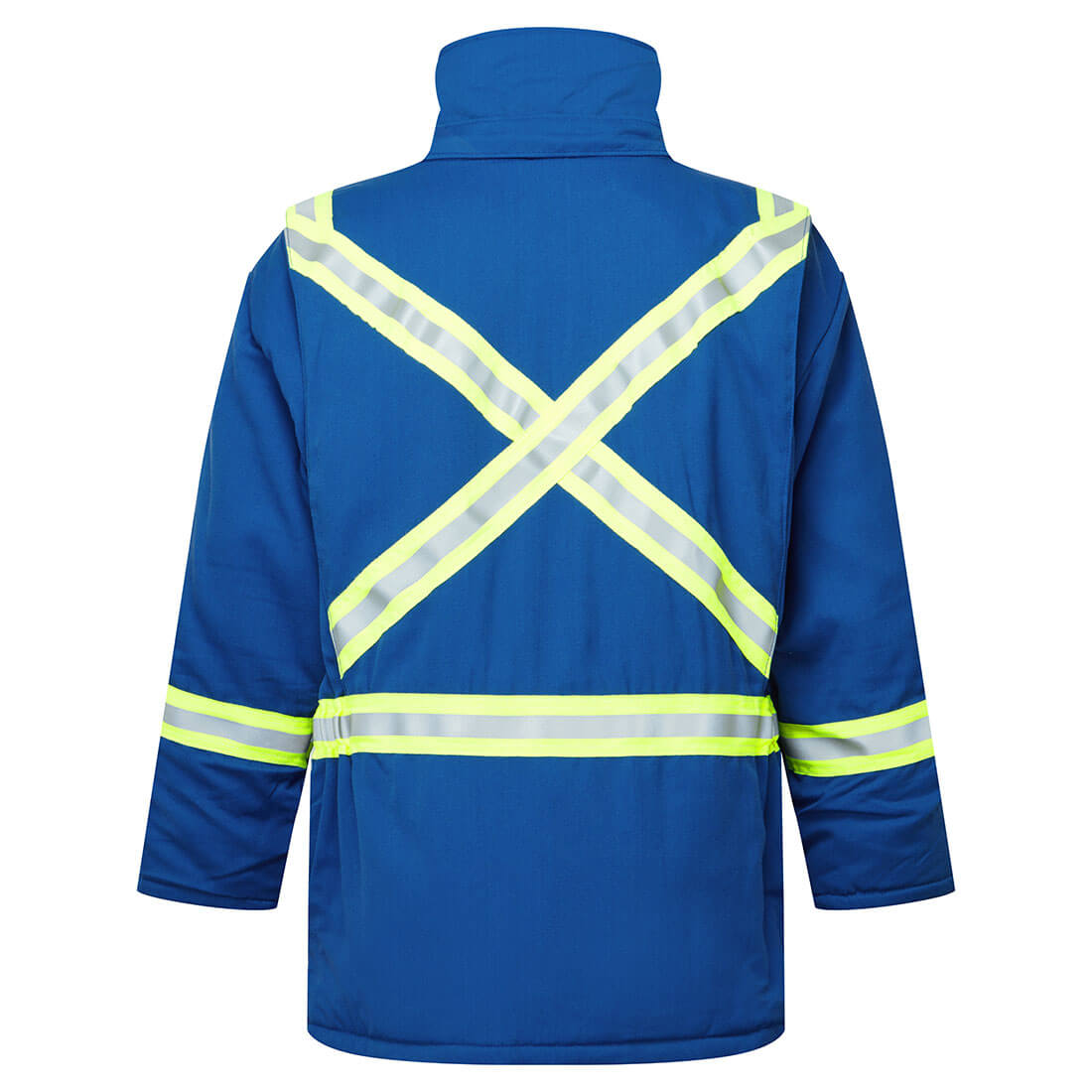 IDHS215 - Westex DH Antistat 6.5oz Insulated Parka Royal Blue - Image 3