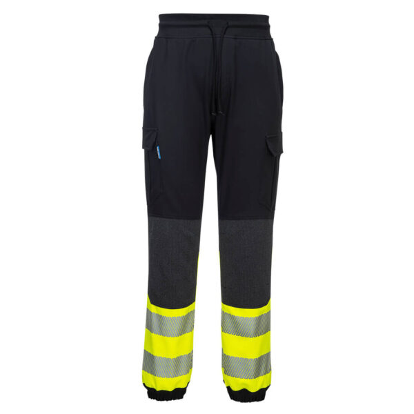 KX341 - PW3 Hi-Vis Flexi Pants Black/Yellow