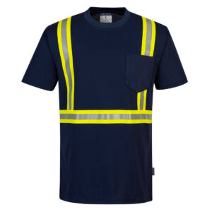F131 - Iona Xtra Enhanced Pocket T-Shirt S/S Navy