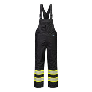 F488 - Iona Plus Enhanced Rain Bib Overall Black