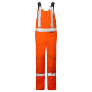 IUS422 - Ultrasoft 9oz Bib Pants Orange Tall