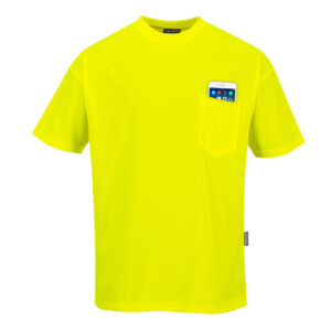 S578 - Non Ansi Pocket T-Shirt S/S Yellow