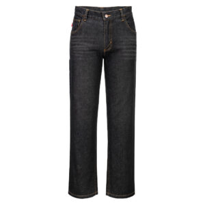 Portwest FR54 - Bizflame Denim FR Flex Jean Black Tall