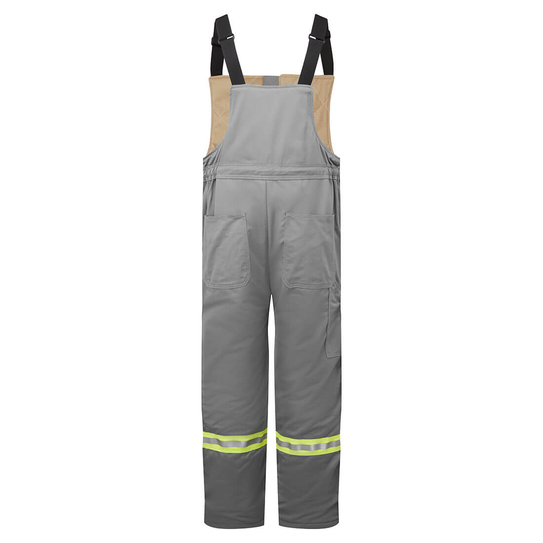 Portwest IUS225 - Ultrasoft 9oz Insulated Bib Pant Gray - Image 3
