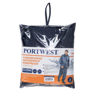Portwest L440 - Essentials Rainsuit (2 Piece Suit) Navy