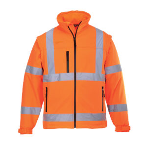 Portwest US428 - Hi-Vis 2-in-1 Softshell (3L) Orange