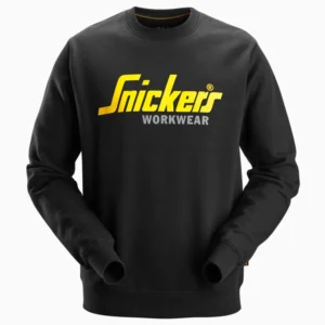 Snickers 2898 Classic Logo Sweatshirt black workwear
