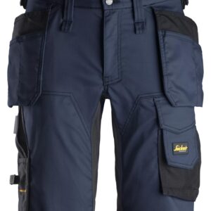 Snickers® 6141-9504 Stretch Shorts Holster Pockets – Navy/Black