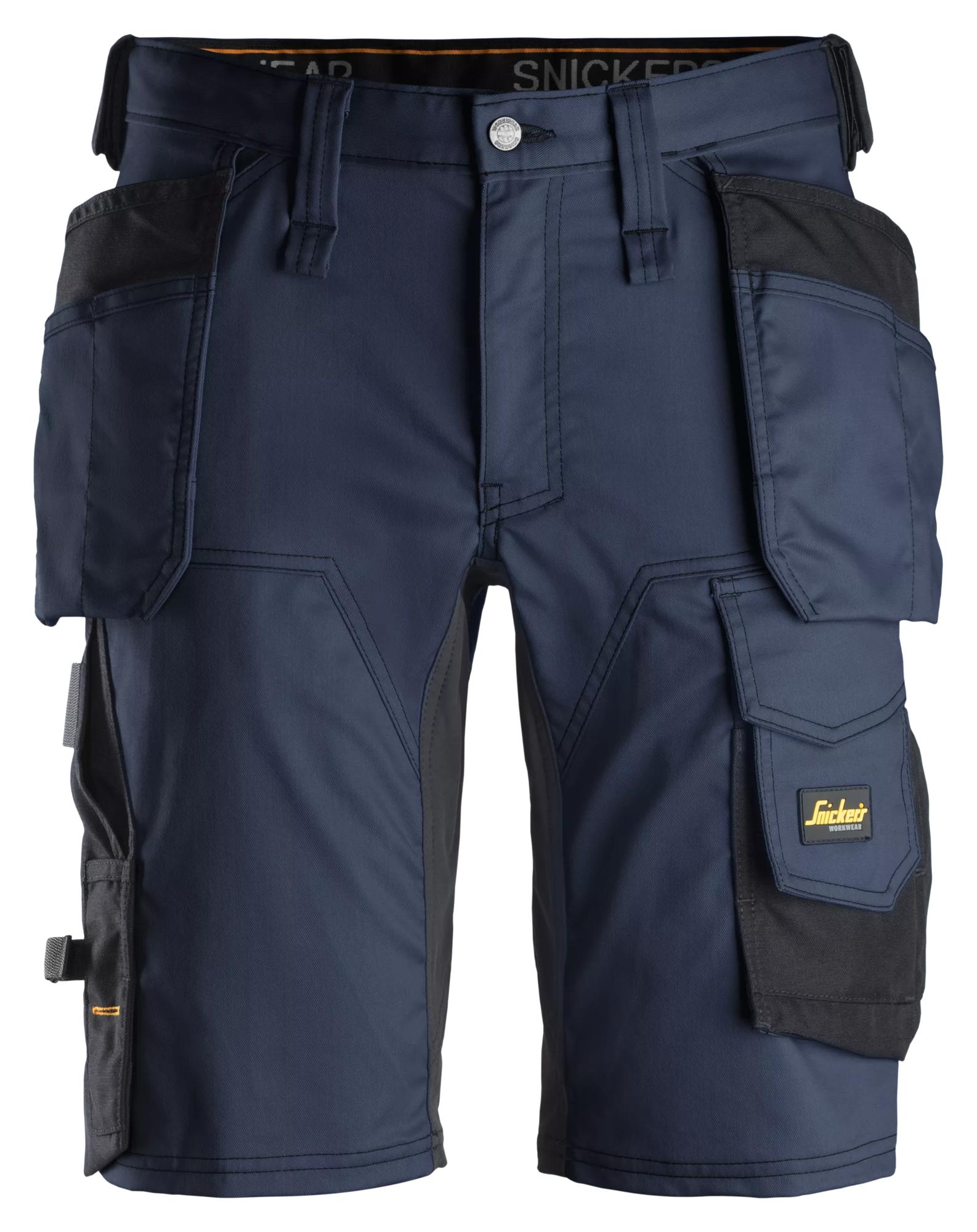 Snickers® 6141-9504 Stretch Shorts Holster Pockets – Navy/Black
