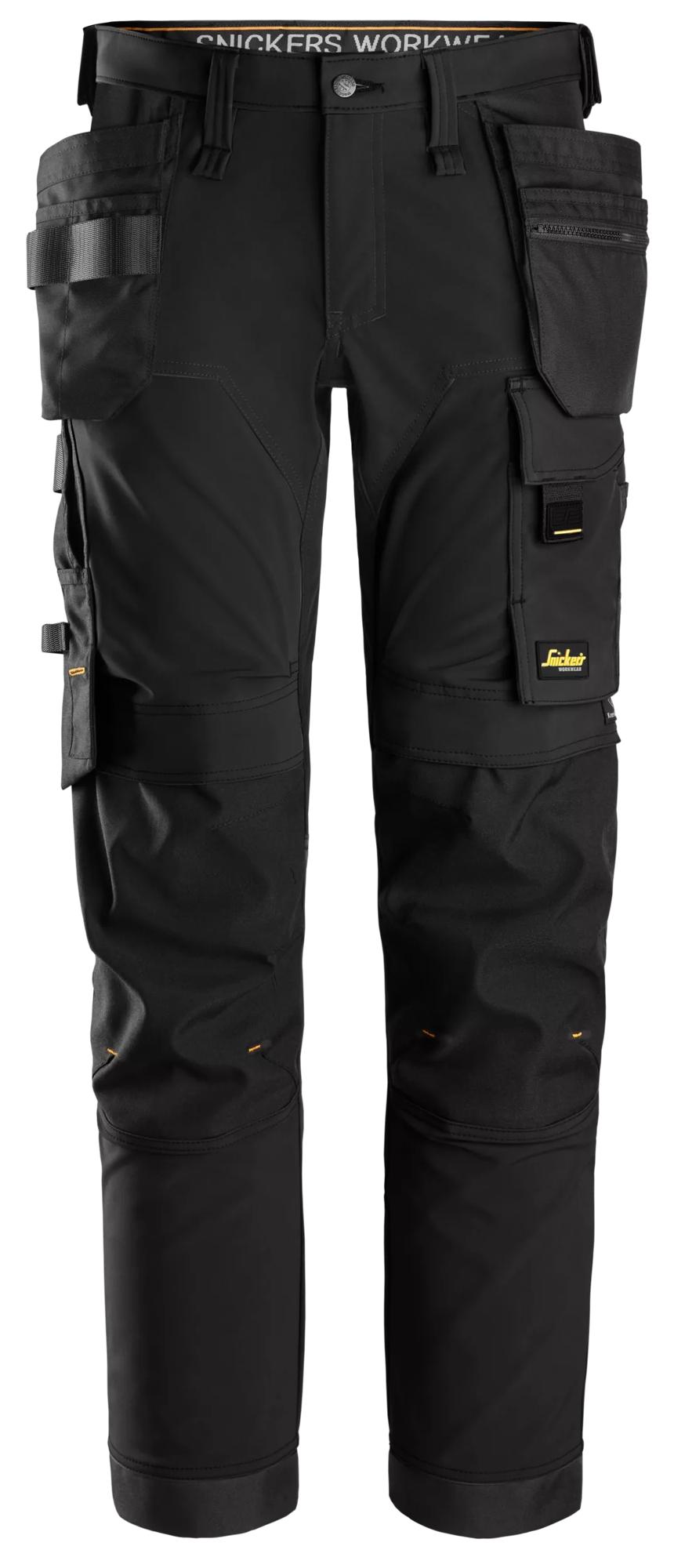Snickers® 6275-0404 4-way Stretch Pants Holster Pockets – Black/Black