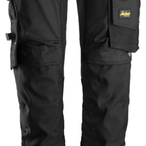 Snickers® 6341-0404 AllroundWork, Stretch Pants – Black/Black