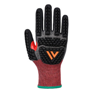 Portwest A732 CS Impact F18 Nitrile Sandy Glove A6 – Gray/Black | TECHACS
