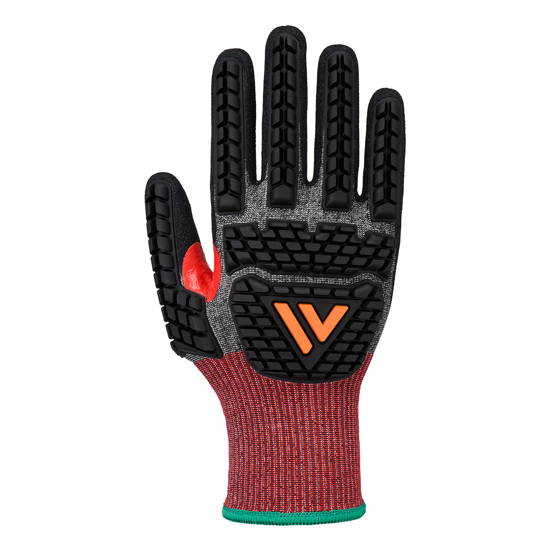 Portwest A732 CS Impact F18 Nitrile Sandy Glove A6 – Gray/Black | TECHACS